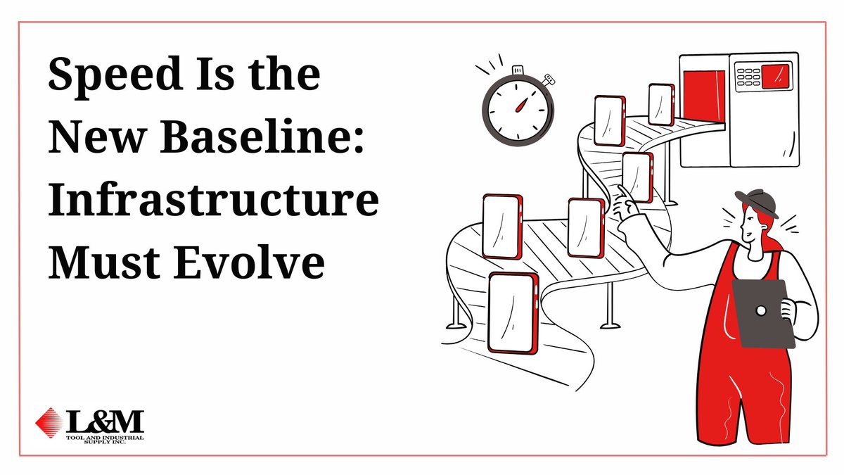 l_mtoolsupply's tweet photo. Fast fulfillment is the new baseline. Supply chains still run on infrastructure built for slower era.

Labor shortages and growing channel complexity are adding pressure. Automation and modern software help close the gap.

Read more with L&amp;M Tool: https://t.co/jO0j1u1R1i https://t.co/PhNbnaaTvm