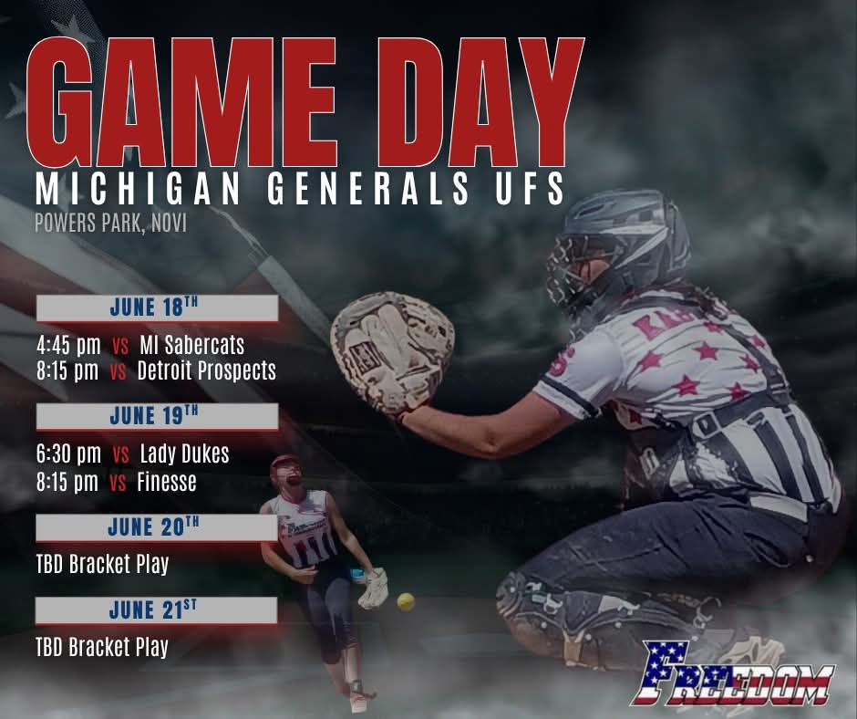 FreedomFPThomp's tweet photo. Come see us at Powers Park today. 
First Pitch is at 4:45 pm https://t.co/VgrJQpsAwI