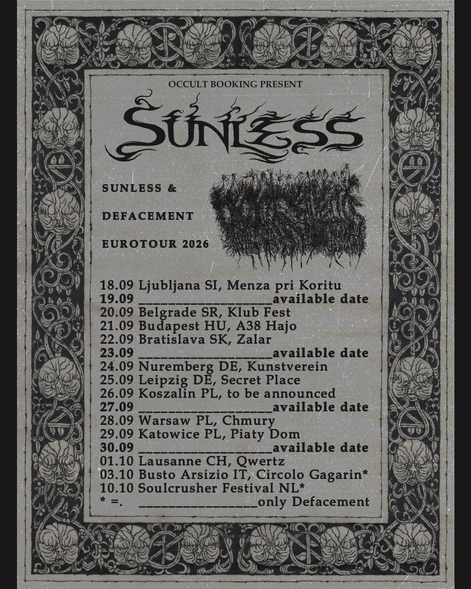 Sunless (@SunlessBand) / Posts / X