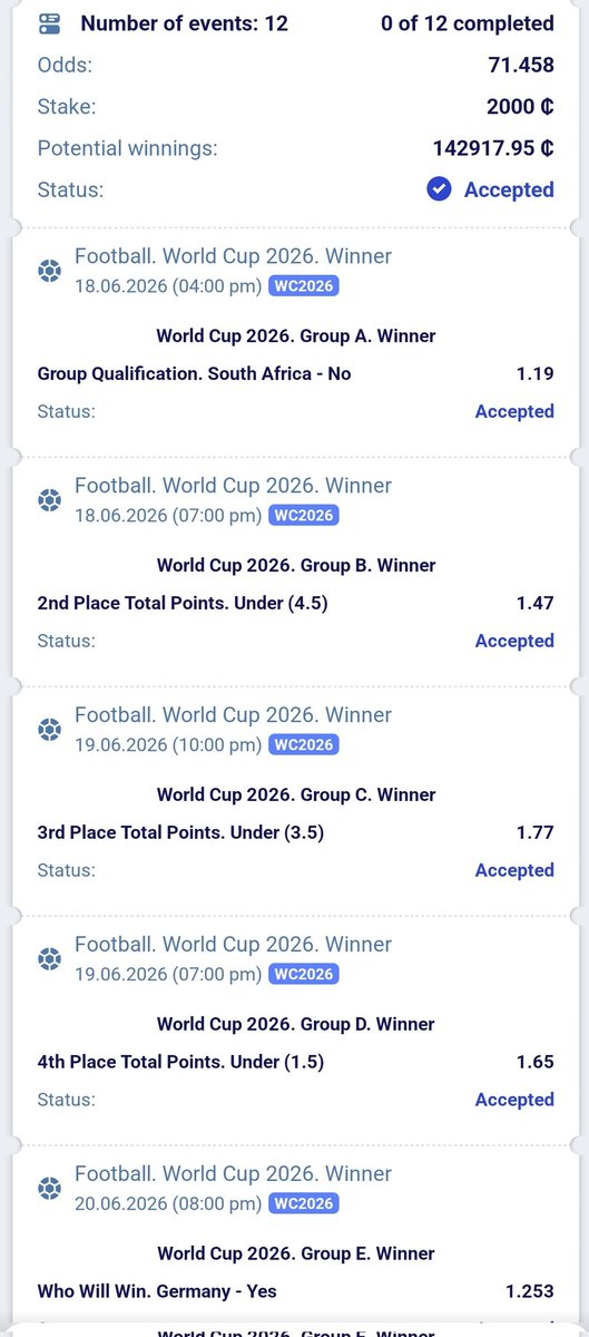 Enocksmith85's tweet photo. 💥Teams to qualify group stages
💥Under 4.5 point at 3rd place 
💥Under 1.5 point at 4th place 

70+ EASY ODDS AT PARIPESA ✅️✅️✅️

If you don't take this opportunity, na your own peril..

BOOKING CODE 》YAL8K

JOIN PARIPESA TODAY 🔥

link to site → https://t.co/v0pvoBUUOA

link to app → https://t.co/EJnqyWw2AC

Promo code: EBA