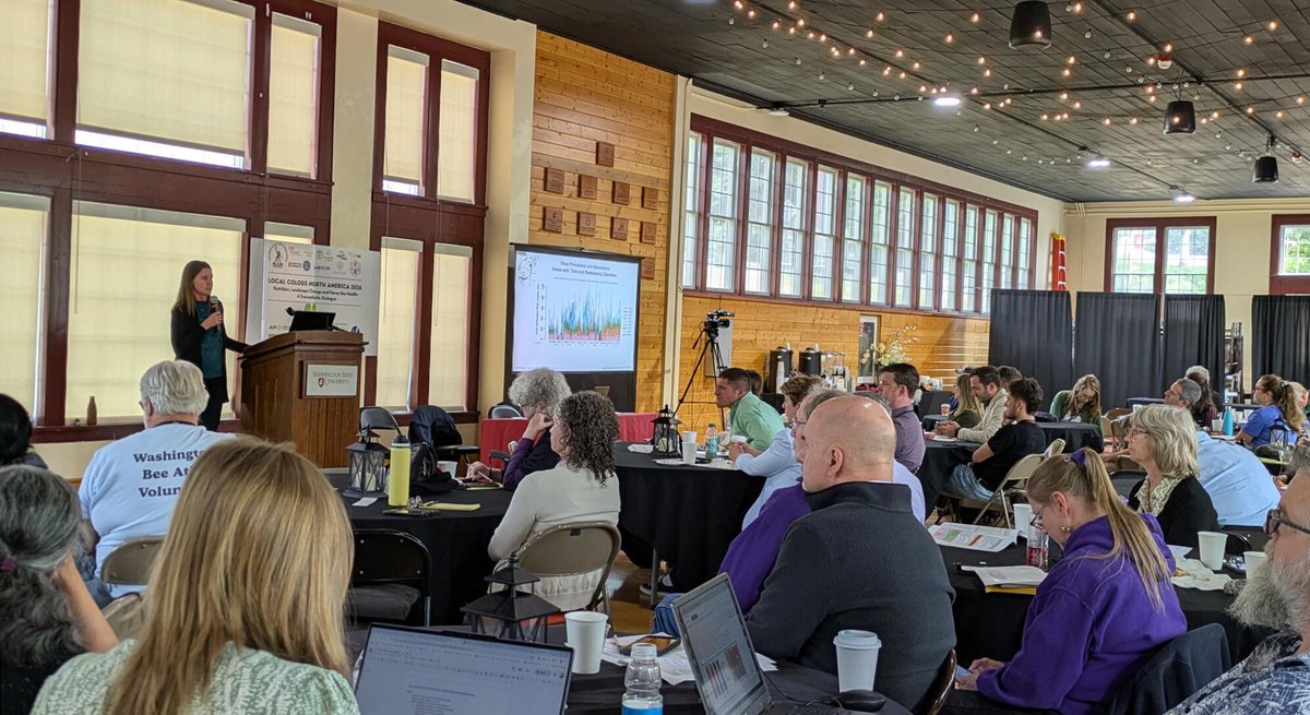 ProjectApism's tweet photo. PAm was well represented at the 2026 Local North America COLOSS Conference. Our Research Program Director, Dr. Marta Guarna presented. There were many projects presented in person and online by researchers supported by PAm. Great to see so much work being done for honey bees 🐝 https://t.co/4War2UYIzt