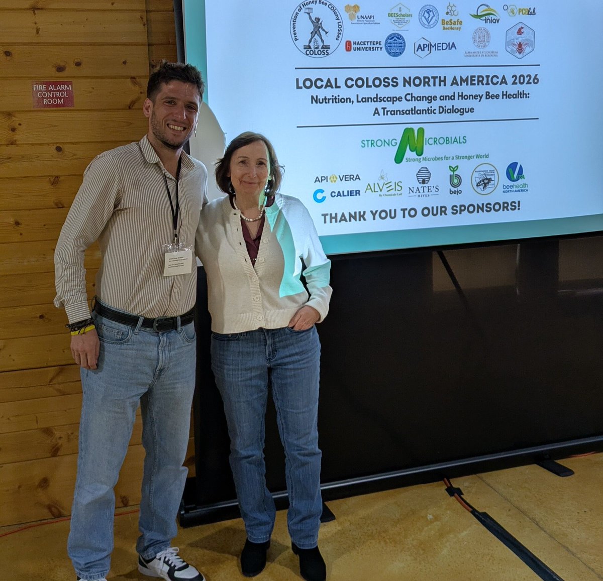 ProjectApism's tweet photo. PAm was well represented at the 2026 Local North America COLOSS Conference. Our Research Program Director, Dr. Marta Guarna presented. There were many projects presented in person and online by researchers supported by PAm. Great to see so much work being done for honey bees 🐝 https://t.co/4War2UYIzt