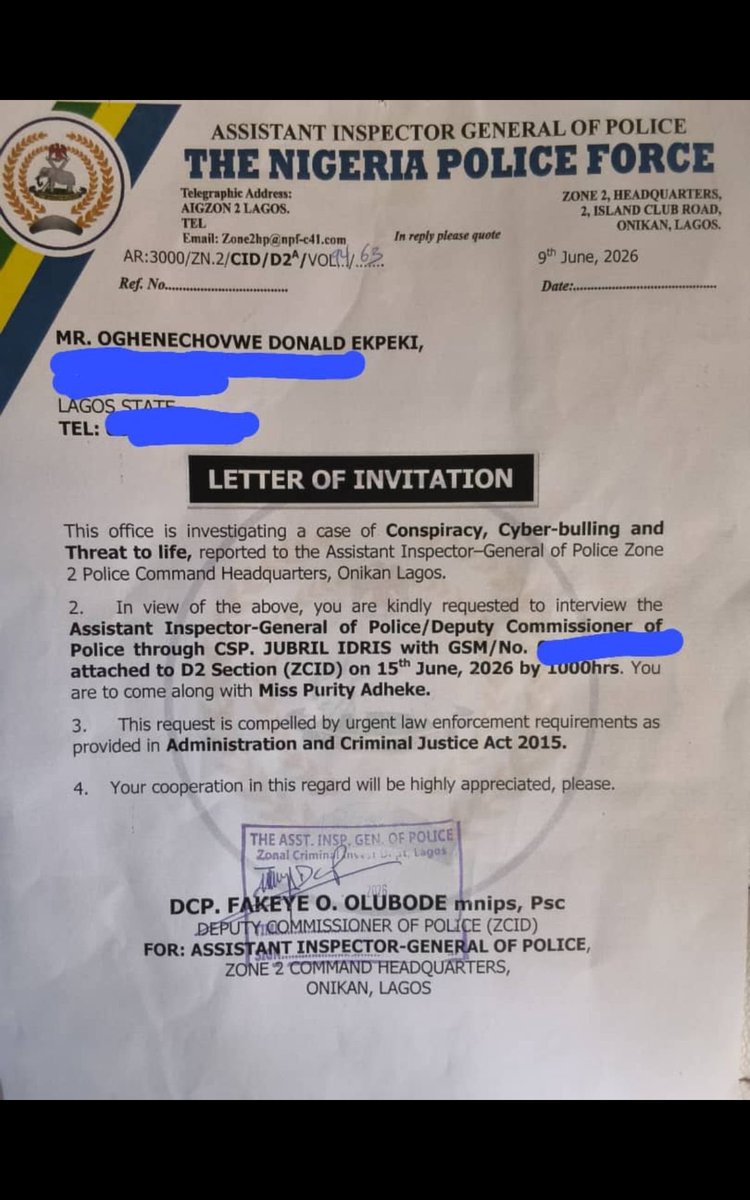 Penprince_'s tweet photo. So I attended the police “invite” and saw the petition written against I and @PurityAddereth, the other victim was indeed by @chowdeck and defended by @OlaniwunAjayiLP lawyer @OdiaseYehoshua. In my opinion, the petition is an attempt to put us away, and silence us. The petition accused us their victims of trying to bomb their offices, kill their workers, specifically Victor, their Lagos operations manager and that we were a danger to all their workers and riders. These charges written there were conspiracy, threat to life and cyber bullying. But the makeup of the charges add up to nothing short of terrorism. This is why I said an attempt to put us away. The sentence for those can be similar to treason and attract a life sentence. They equated a writer, editor and publisher, and a fashion designer using their right to free speech after suffering gruesome damage, to people who can bomb their offices and kill their workers nation wide. You see where this is going with the cyber crime act? When I tell you this is an attack on all of us, our right to freedom of speech, dessent and criticism. Tell me how TF I am going to bomb anywhere when I need help bathing?

This is an abuse of the police process and a weaponization of the cybercrime act to punish dissent, criticism and free speech against writers, journalists and citizens as so many civil and human rights and other organizations have noted, including the US embassy, UK embassy, etc. so I will exhort to you all Nigerians and all in the international community to write to these embassies  and ambassadors to see how this issue they have complained about is being used in this case to oppress what is Africa’s most decorated SFF writer-editor-publisher, including many others. You can write to them at these addresses in the pictures attached here,and handles below. Write to these international organizations to sanction through visas and other processes all those, persons and organizations in and of the Nigerian state, weaponizing the cybercrime act to silence criticism and free speech. The voice of everyone of us matters and free speech and the instruments of democracy must be protected. 

Their CEO @LordBinary_'s address says San Francisco via X. You can't be in a place where you enjoy free speech, while bullying others here and stiffling their own by abusing the apparatus of law that is being misused to ruin this country further. So you all should write to the US and other embassies and state departments, all interested in protecting and punishing the violation of free speech and the instruments of democracy, to look into this. Unless this is now Russia or China. @USinNigeria @HCCanNigeria @UKinNigeria @RMontgomeryUK @NorAmbNigeria @HCSalvaggio

And I want you all to join your voices in insisting that Chowdeck

1. Show the public the petition they filed
2. Withdraw it formally
3. Issue a written apology
4. Release a public statement taking accountability

5. Call for the repealing of the Cybercrime act 

Have you noticed the fact that Chowdeck, it's CEO hasn't said anything? What company accused of things these serious, for four months now, with a full pr department and board cannot say a word, even to the public actively demanding answers.

And to be clear, I attribute my accident and spinal fracture to the failures of Chowdeck and it's team. Feb 14 when I suffered the accident was a day when their love rush promo was in effect. They deliberately instigated a process that heightened movement and traffic without putting guardrails on this “rush”. One of the leading causes of accidents is fatigue. There are not enough guard rails on how many hours a rider can work. If anything they seem to instigate more activity, more “rush”. And that particular day, they did even more so. I blame the company, and @LordBinary_ . And until they take responsibility in all the ways they should, I will not stop speaking about this. And I will not be silenced. We must fight this, and the cybercrime act.