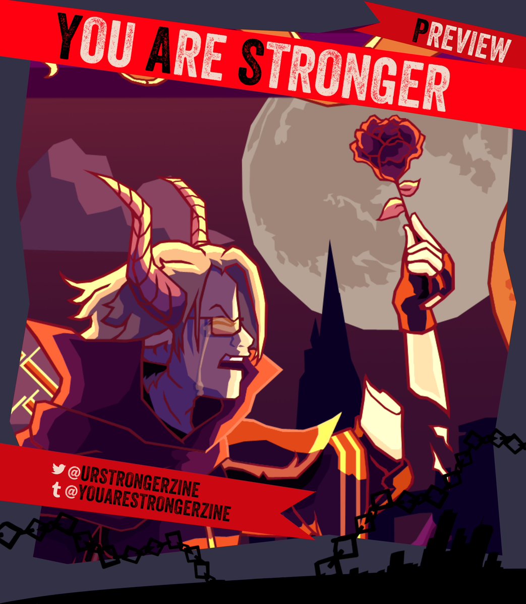 astrofiish's tweet photo. I'VE BEEN WAITING FOR THIS!!! 🔥The You Are Stronger: A Persona 5 Strikers Zine (@URStrongerZine) releases on JULY 24th and I am SO very excited to share my piece!🌹🌕 https://t.co/R01Pgl9Nxg