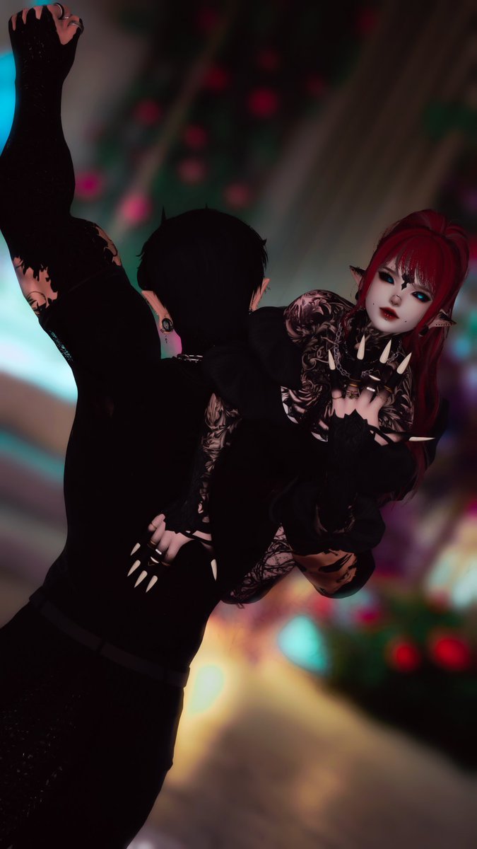 PixivLu's tweet photo. Feeling alive again 🖤💜

#ffxivsnaps / #ffxivgpose https://t.co/FX3mJktiVt