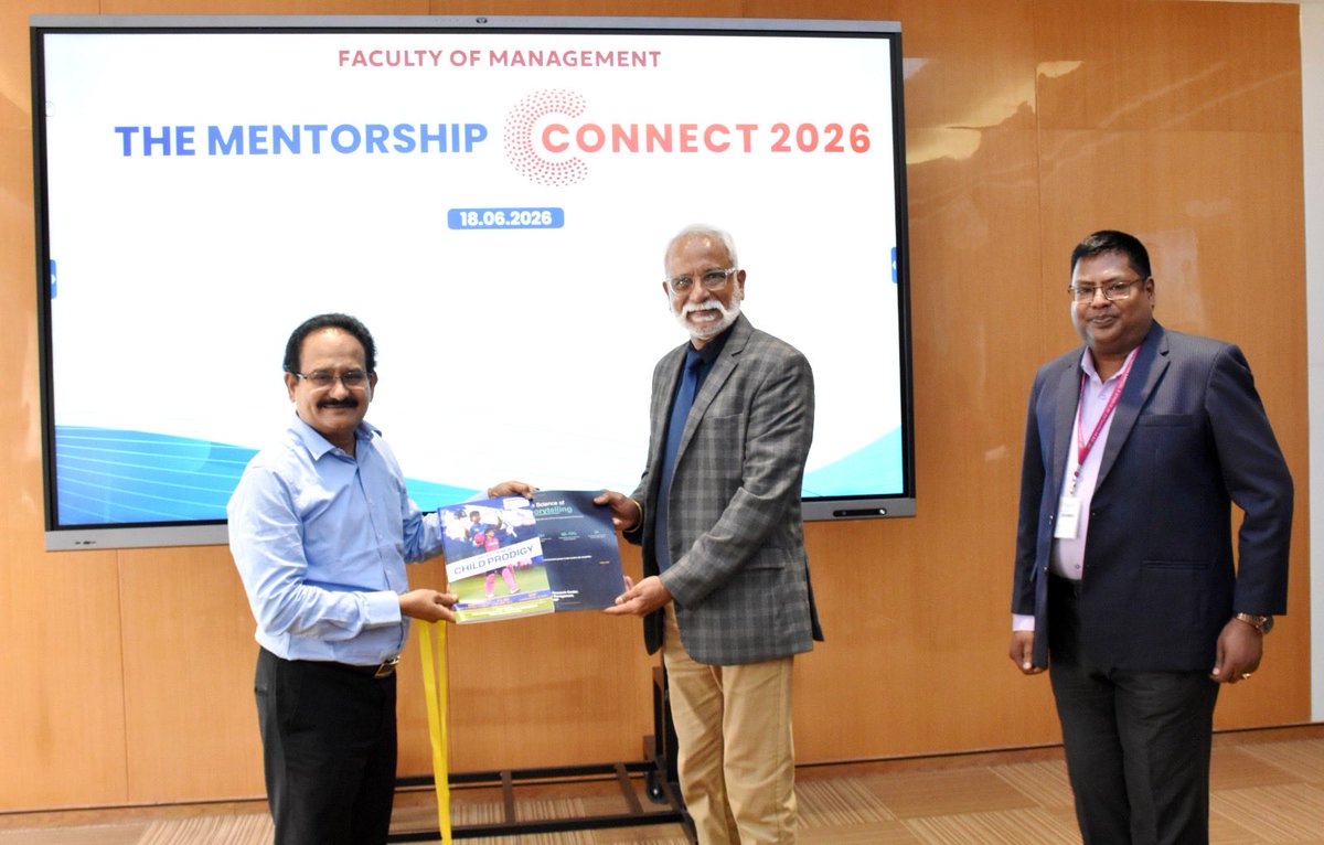 BBottomline's tweet photo. Happy and burned to be part of the Mentoring Connect 2026 at SRM University. https://t.co/uEst8EWRl0
