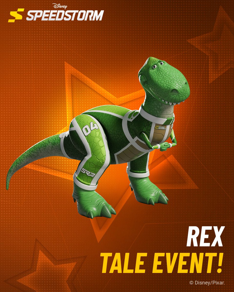 Rex Racer Birthday Racer #Rex is joining the #ToyStory collection! 🦖 Take part in his Tale ...