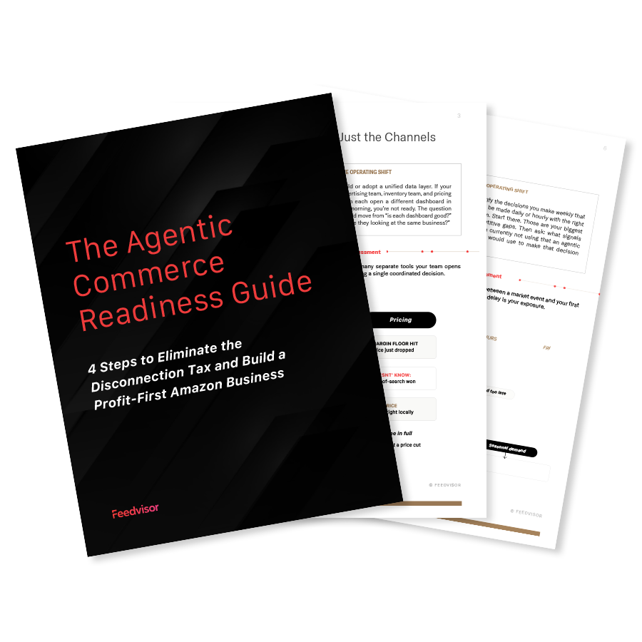 feedvisor's tweet photo. Most brands are optimizing. Few are coordinating.

Advertising, pricing, and inventory don't work separately anymore.

Our new Agentic Commerce Readiness Guide explores what leading brands are doing differently.

📥 Download: https://t.co/NN84OFpUEF https://t.co/F7g00rUeWu