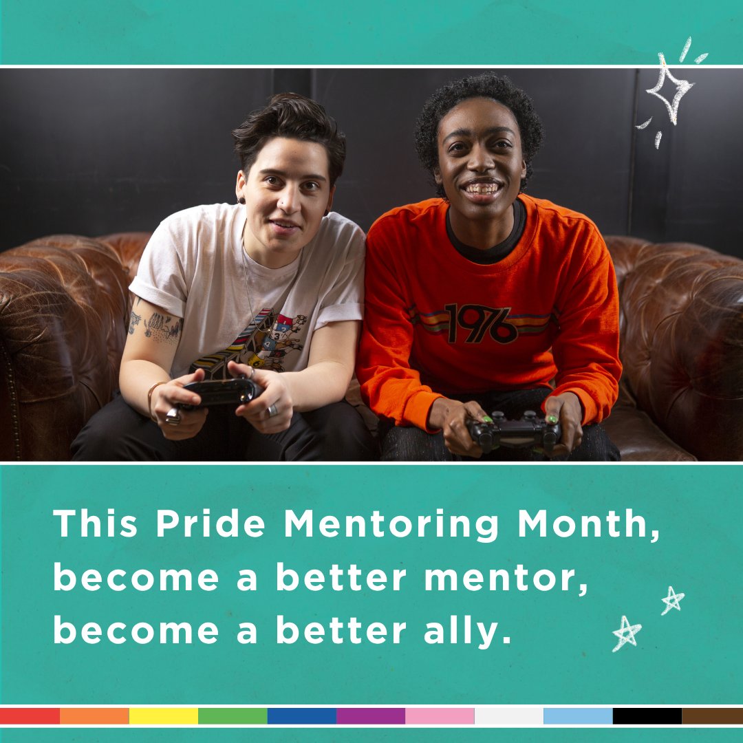 MENTORnational's tweet photo. Be an effective ally this #PrideMonth. 🏳️‍🌈

Learn more about how you can be sure you’re providing emotional support and empathy to your mentee with our resource, ‘Becoming a Better Mentor’. 

🔗https://t.co/iI2jLW5khH 

#MentoringMatters #HeartWork https://t.co/qGSeCIAgoJ