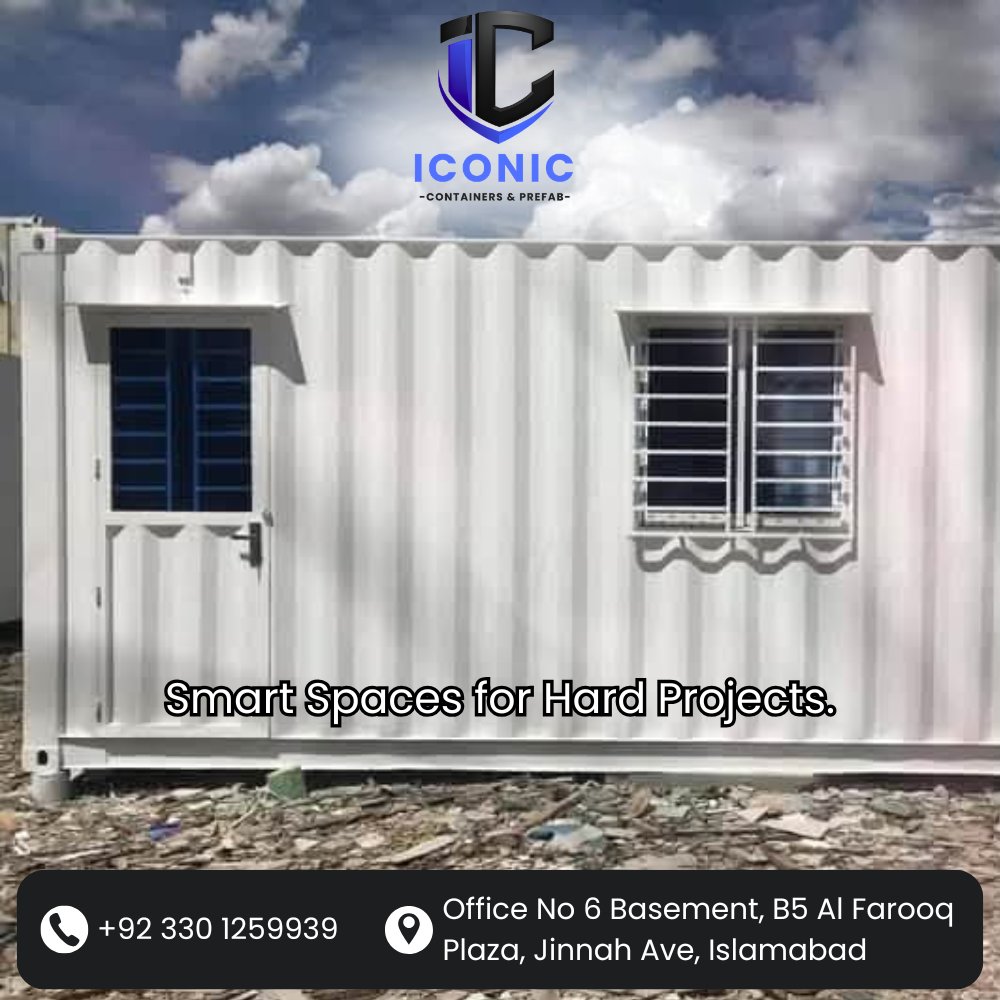 iconicprefab's tweet photo. 𝐒𝐦𝐚𝐫𝐭 𝐒𝐩𝐚𝐜𝐞𝐬 𝐟𝐨𝐫 𝐇𝐚𝐫𝐝 𝐏𝐫𝐨𝐣𝐞𝐜𝐭𝐬.
Premium container offices built for construction sites, industrial facilities, and project management teams.
📞 +92 330 1259939
#IconicContainersandPrefab #ContainerOffice https://t.co/OlwL1lGJoD