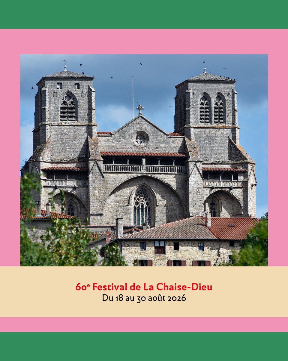 Fest_ChaiseDieu's tweet photo. [Lieu du #fest_chaisedieu⛪️] L'histoire du @Fest_ChaiseDieu s'écrit à 𝙇𝙖 𝘾𝙝𝙖𝙞𝙨𝙚-𝘿𝙞𝙚𝙪 entre l'abbatiale St-Robert &amp; l'auditorium Cziffra, écrins prestigieux où le public et les artistes partagent des moments de pure intensité musicale👉 Infos : https://t.co/aGykPirkUd https://t.co/uy5lqlY4OV