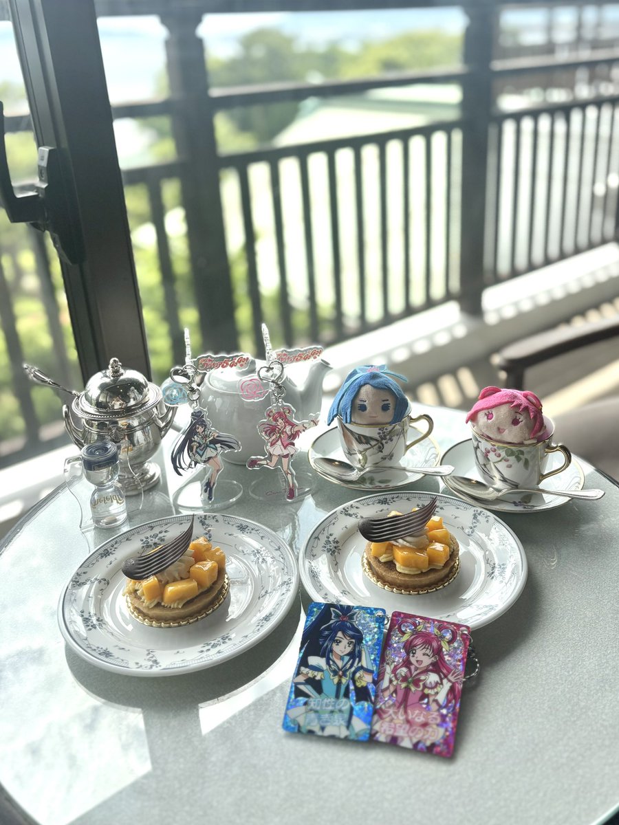 2099_088's tweet photo. アクアさんはもちろん🦑さんです💙⭐️

マンゴーケーキ美味しすぎた⸝⸝U  ̫ U⸝⸝ฅ ☆
薔薇パフェリベンジしようね❣️❣️

写真ないけどセレカラA3併せもしたよー😻😻

(時差すぎる 約3週間前) https://t.co/RJryAqltl7