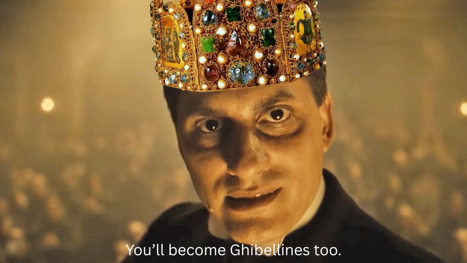 ProvostVilicus's tweet photo. When a Prelate Speaks, a Ghibelline is born. https://t.co/o7H9TAzIrP