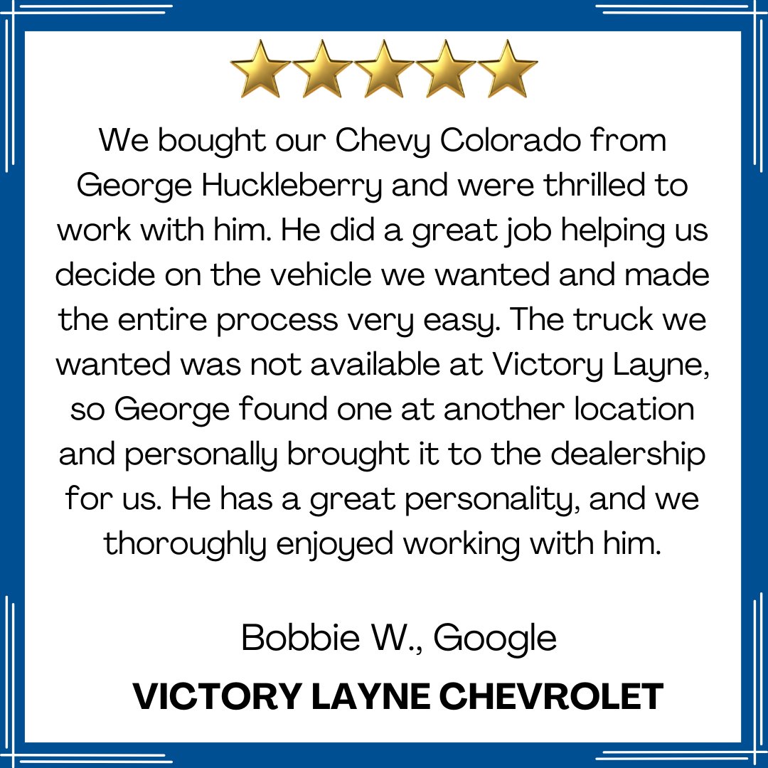 victorylayneFL's tweet photo. Thank you, Bobbie. Our team is delighted to hear we helped make your vehicle purchase easy and enjoyable. We appreciate your kind words and thank you for choosing us. https://t.co/K5OFipmaOS