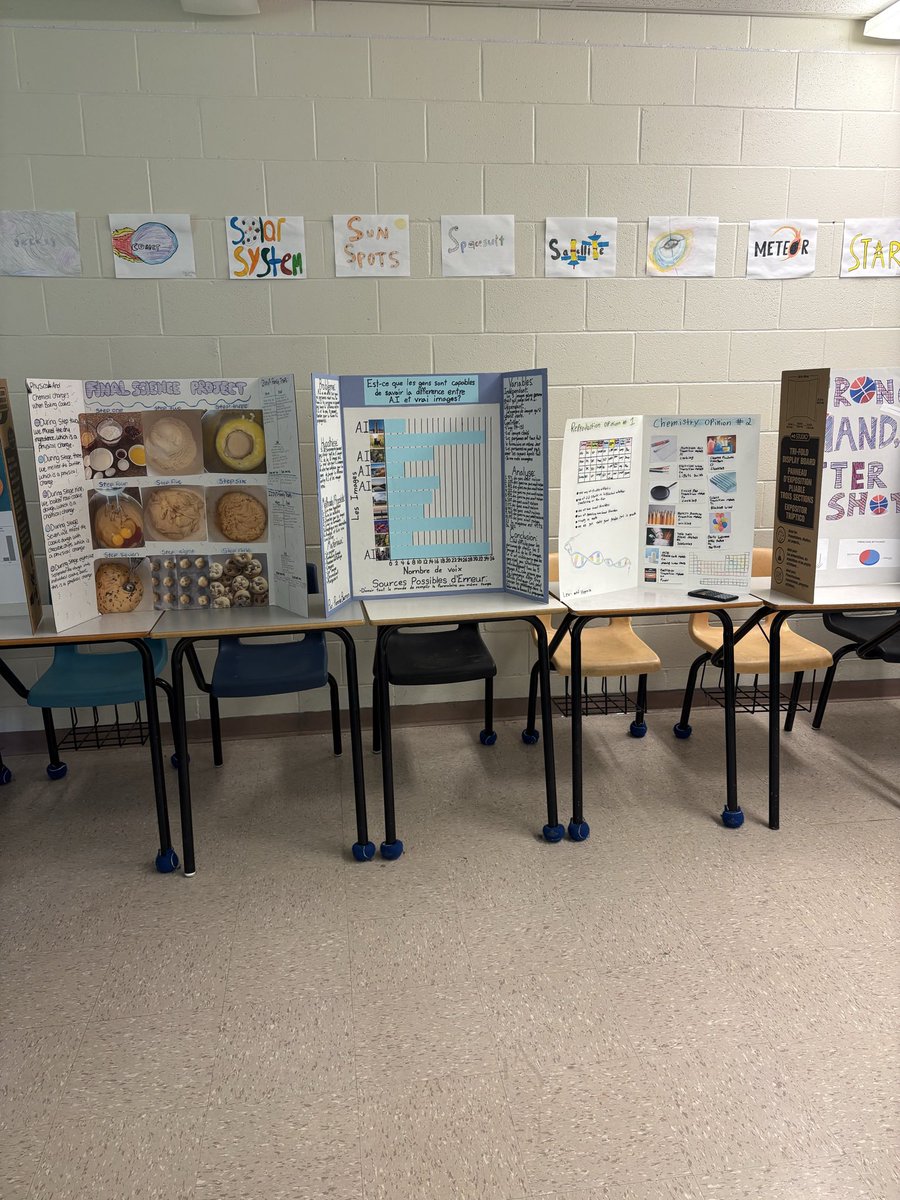 science_hsh's tweet photo. Term 2 9-Science projects being displayed today. https://t.co/AVhdILE47E