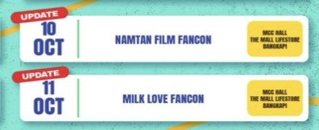 miwverse's tweet photo. NAMTANFILM &amp; MILKLOVE FANCON TANGINAAAA MABUHAY ANG MGA BADING!!!! 😭😭😭😭 PINAGDASAL KO ’TO NA PARA BANG MAKAKAPUNTA AKO https://t.co/z6ioYiMctU