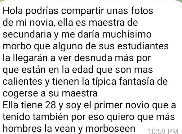 cuckoldmensaje2's tweet photo. Ella es profesora de secundaria, y su novio quiere que alguno de sus estudiantes pueda verla desnuda 😈 https://t.co/Y5ezhPf8X8