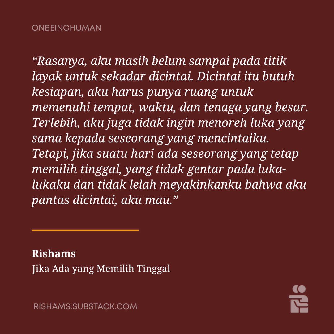 On Being Human tweet media