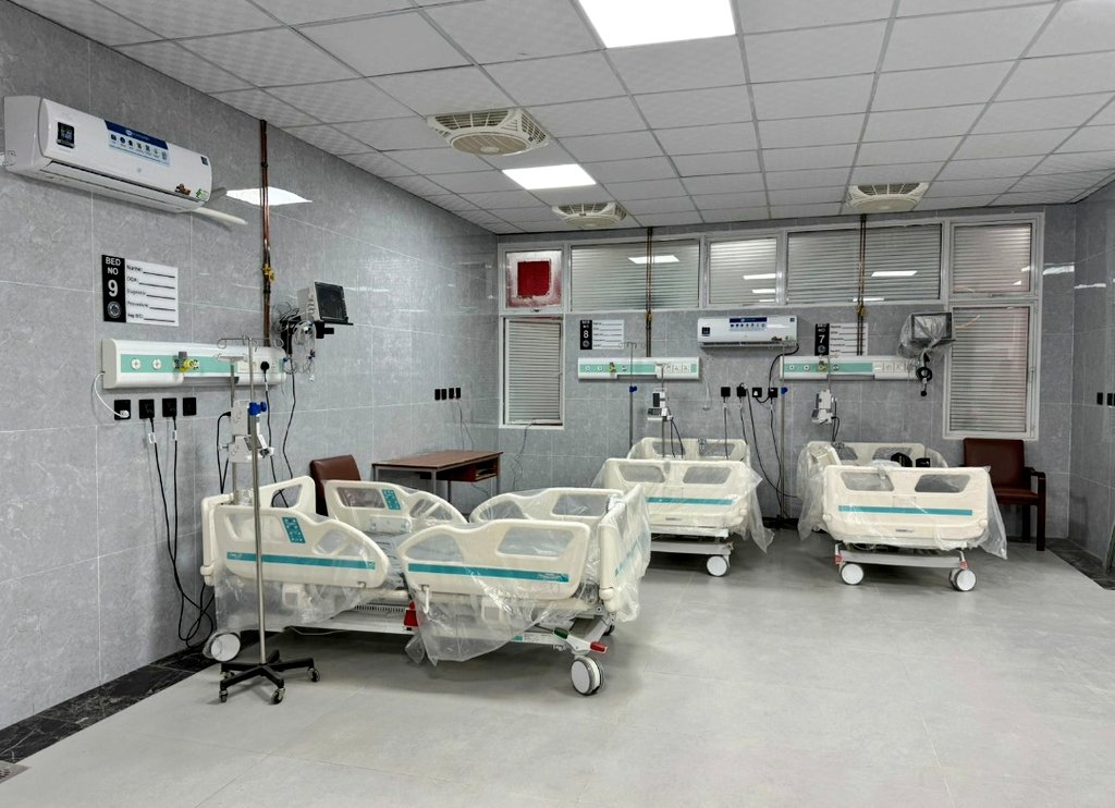 FaisalAminKhan's tweet photo. Installation of equipment in Derajat Cardiology Center MMT Hospital DIKHAN ongoing.
Civil works completed, equipment deliveries underway.
Two state of the art setups for all types of Cardiovascular treatments 01 at DHQ & 01 at MMT Hospital DIKHAN part of the project, which will bring our referrals to Zero IA.