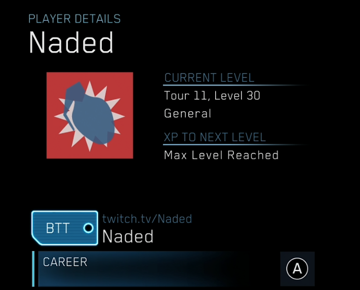 Naded's tweet photo. After 1.2 BILLION XP...

I've officially reached MAX level in Halo: Master Chief Collection. 👑

Combined with over 1,000,000 kills on this account, this has easily been one of the biggest gaming grinds I've ever completed.

What a journey.

Now when you check my profile it simply says "Max Level Reached."

Thank you to everyone who followed the grind. ❤️

Who's down for some customs?