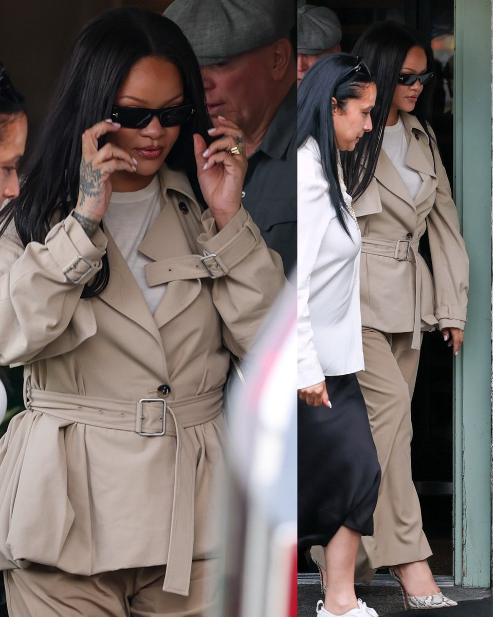 gabgonebad's tweet photo. 📸 Rihanna out in LA yesterday. https://t.co/4VvmKqWasi