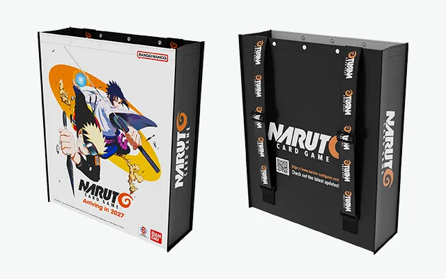 AndyCollectz's tweet photo. Naruto Card Game Gifts and Merchandise that will be presented at Gen Con!

• CP-001 Chakra Card -Gen Con 2026 Ver.-
• Special Backpack
• Logo Sticker
• NARUTO CARD GAME Official Playmat — Arriving in 2027 Purchase Voucher (valid on day of event only) https://t.co/zIQQWDskWd