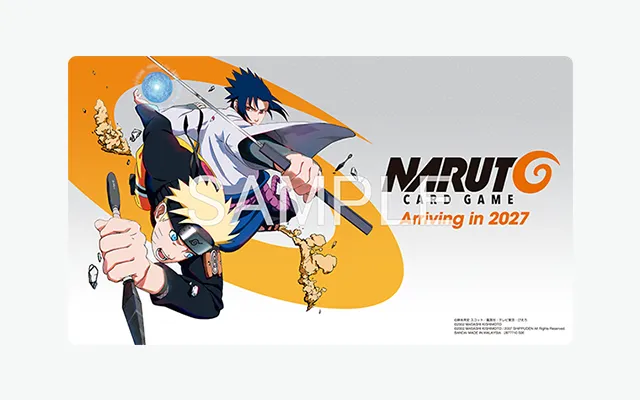 AndyCollectz's tweet photo. Naruto Card Game Gifts and Merchandise that will be presented at Gen Con!

• CP-001 Chakra Card -Gen Con 2026 Ver.-
• Special Backpack
• Logo Sticker
• NARUTO CARD GAME Official Playmat — Arriving in 2027 Purchase Voucher (valid on day of event only) https://t.co/zIQQWDskWd