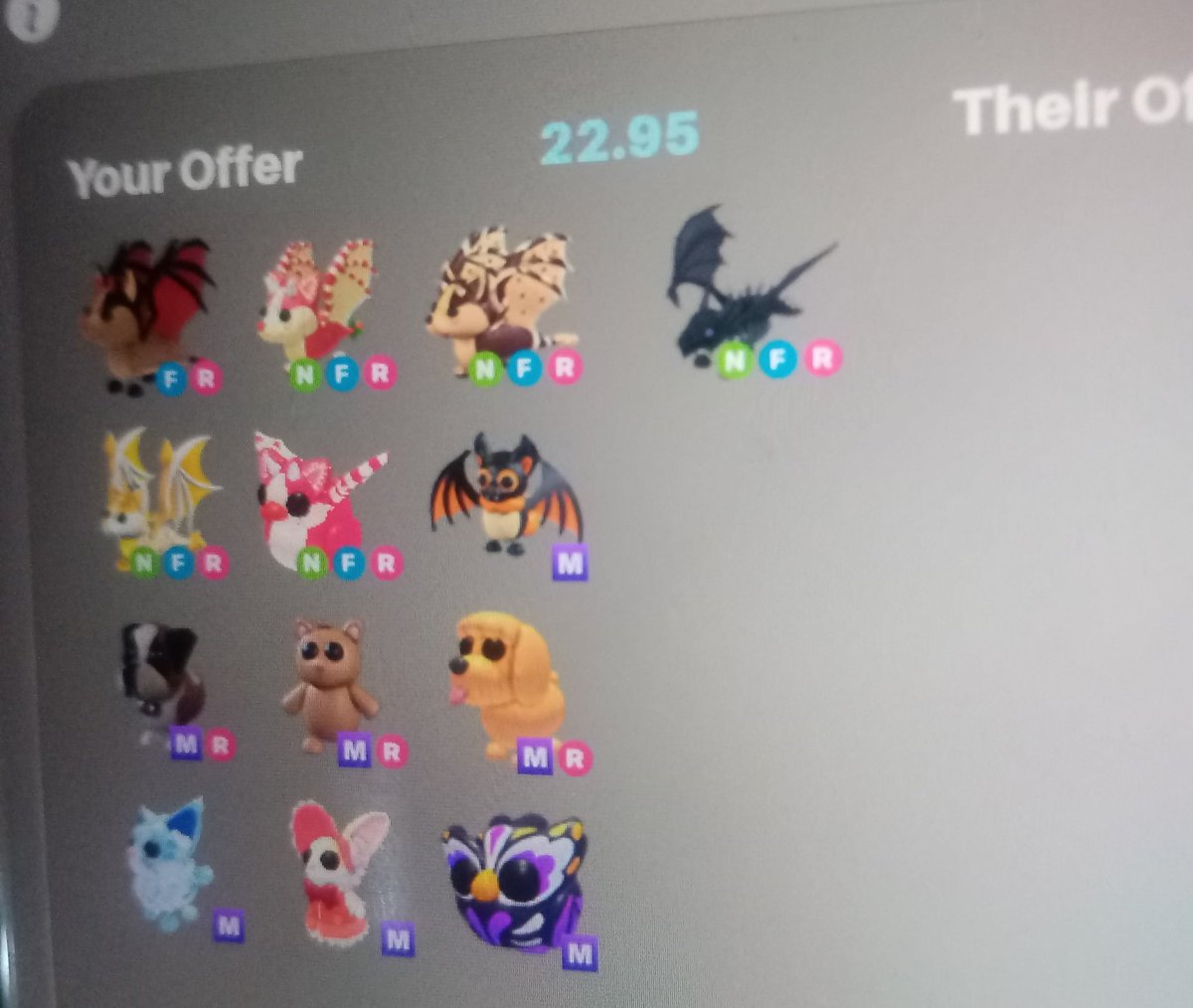 orchids4you's tweet photo. im the bat, do y'all think its a good trade? need opinionss 😭 https://t.co/tt2r2Vfp7J