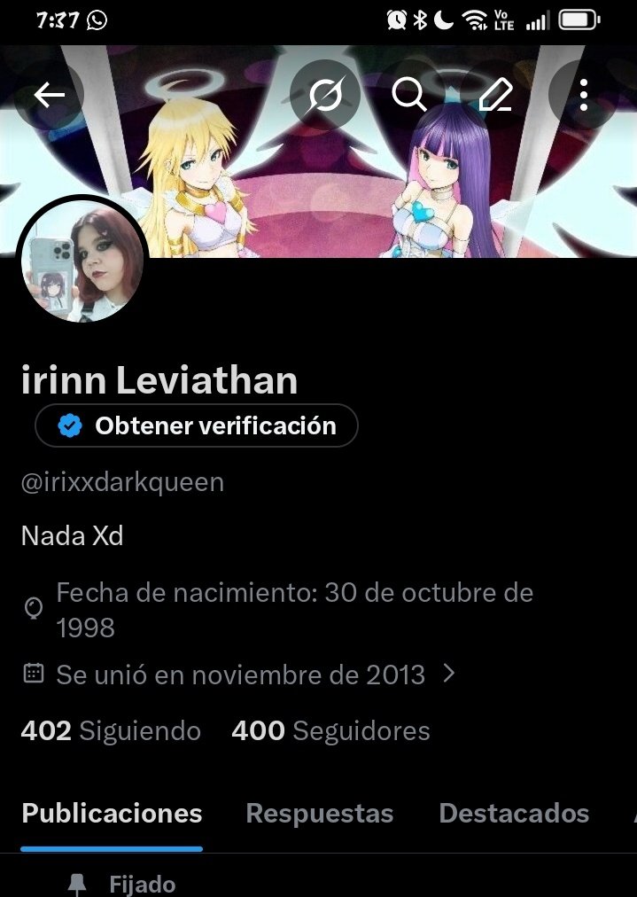 irixxdarkqueen's tweet photo. Llegamos a los 400 seguidores en Twitter https://t.co/bacGUz3tF2