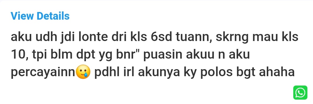 hottest_daddy69's tweet photo. damn
lonte ranum ya kamu sayang 
sok² polos tp isi pikiran km cuma kontol aja
daddy ngga habis pikir udah selacur apa memek km sekarang
daddy tunggu dm km, biar daddy puasin hasrat km jadi lonte https://t.co/2henb8oVdl