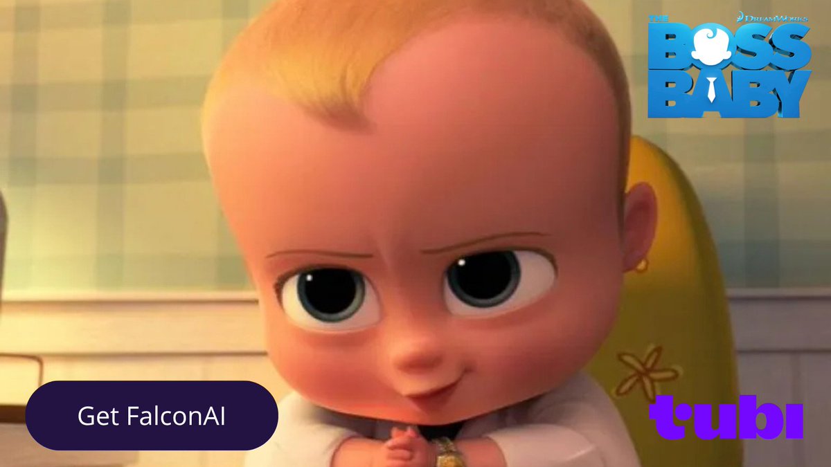 FalconAI_TV's tweet photo. Why waste time searching? 🍿
"The Boss Baby" is streaming free on Tubi, and FalconAI finds it for you in seconds. Just use your voice.
Stop scrolling. Start watching. Download here: https://t.co/bEFIjg9shg
#TheBossBaby #Tubi #FalconAI #FreeStreaming https://t.co/FukE8V5Csm