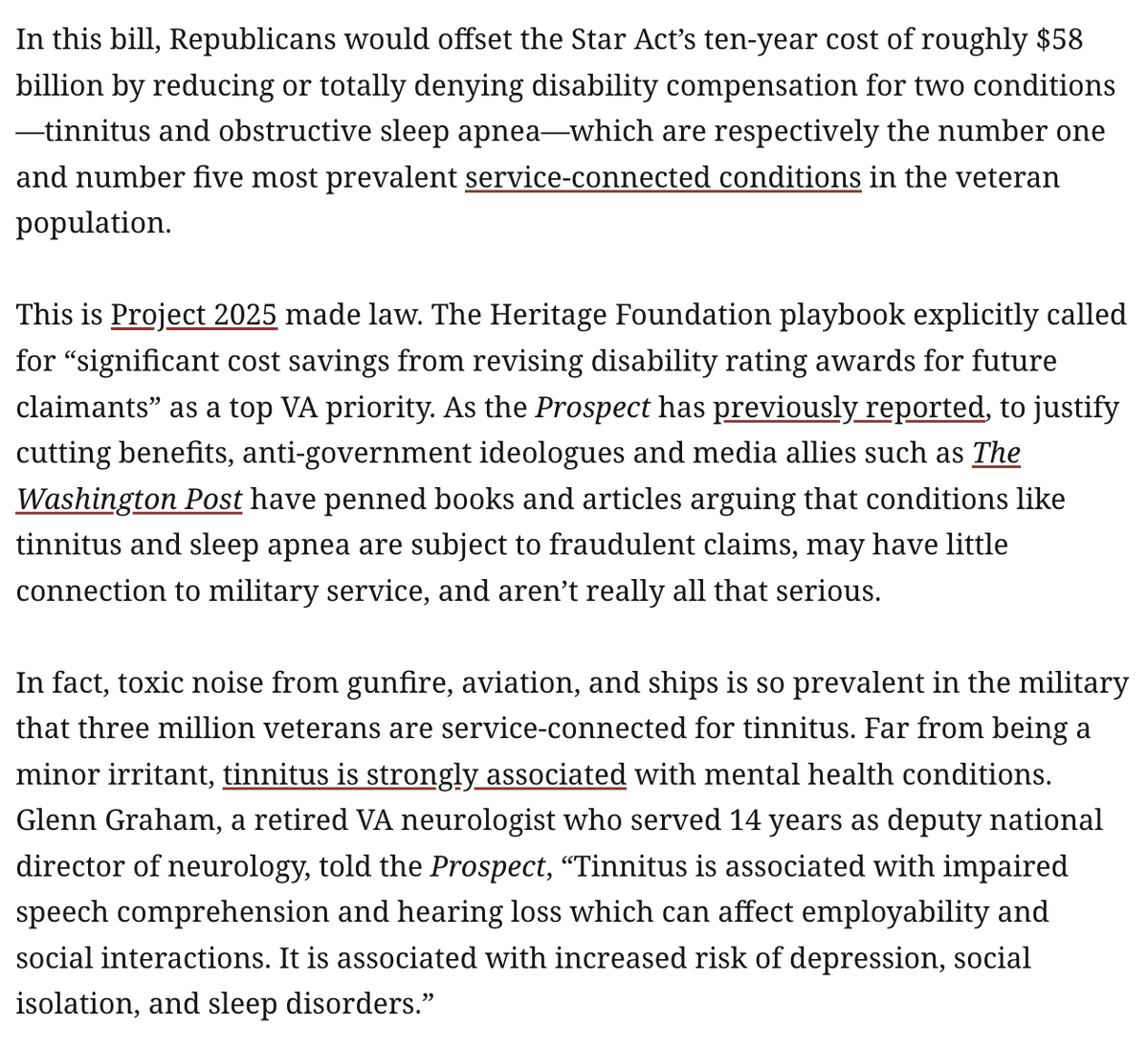 ddayen's tweet photo. 🚨Alert: A Republican legislative package would stop wounded veterans from being cheated out of benefits. But that's offset by denying future veterans access to health care. 
https://t.co/Ul2KzGWNN4 https://t.co/RmDCz3QLgL