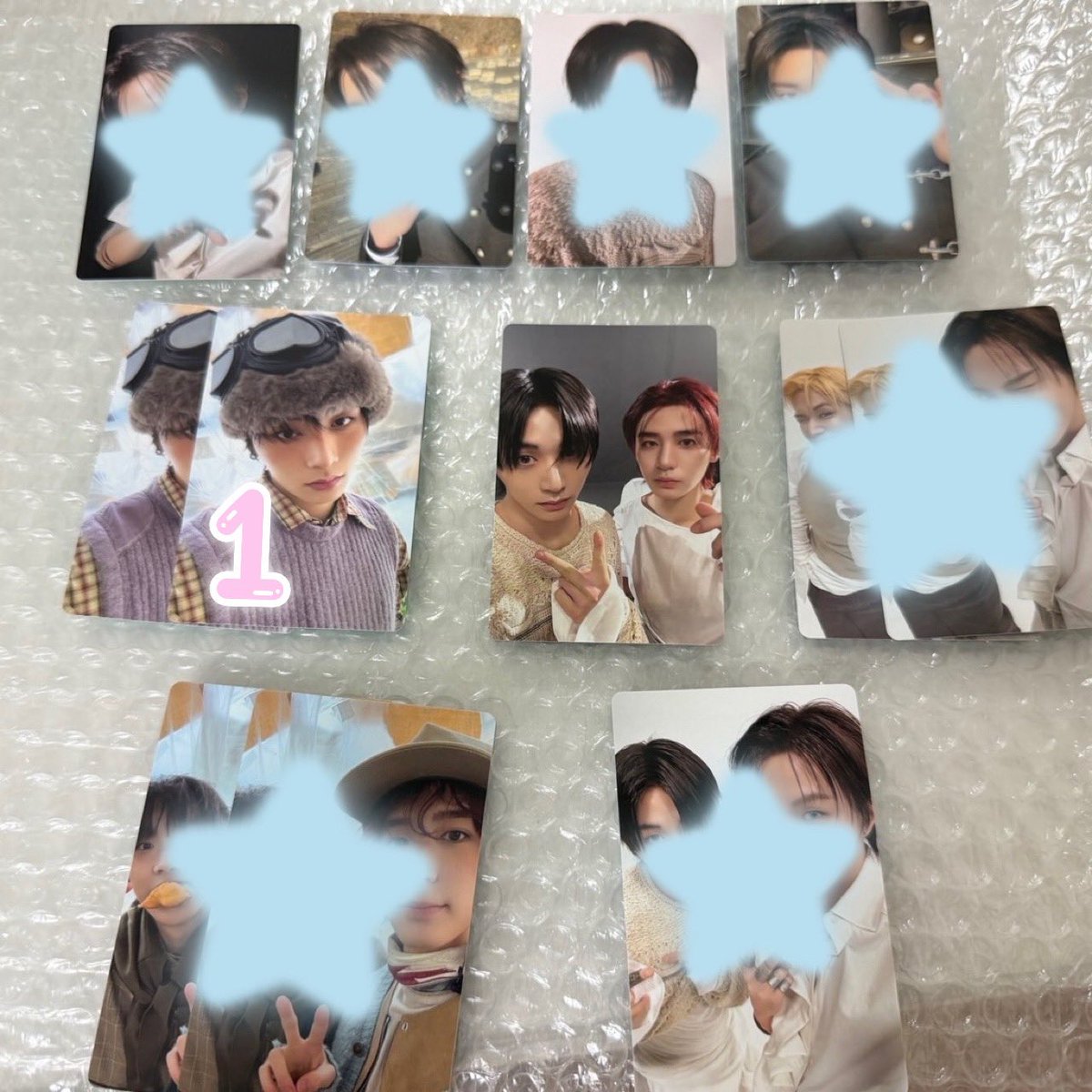 ____wnkcc's tweet photo. BOYNEXTDOOR ボネクド ボイネク HOME トレカ 交換 特典ラキドロ

【譲】ソンホ、リウ、ジェヒョン、テサン、イハン(画像2枚目は手元にない為7月下旬の交換となります🙇‍♀️)

【求】画像4枚目、weverse album ver.ウナク激求(レート考慮の為、2:1も可)

異種交換も可🙆‍♀️
郵送希望、ツアー時でも大丈夫です◎ https://t.co/fbvf8mDPWj