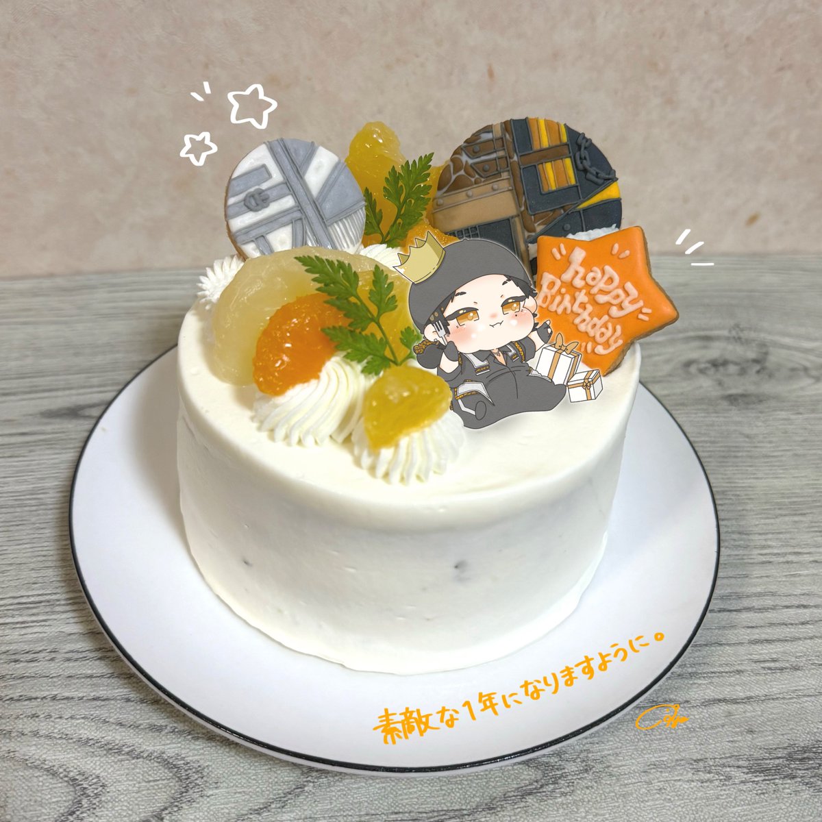 Piyo_ocm's tweet photo. お誕生日おめでとうございます🧡🎉

＃隈取誕生祭2026
＃隈取爆誕 https://t.co/HcnXQhaOd7