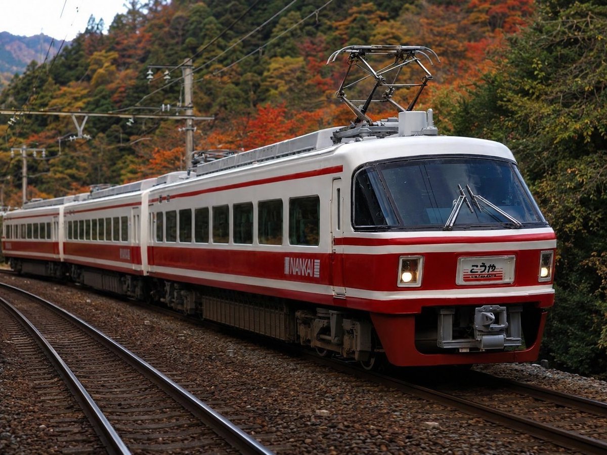 nerukantawa's tweet photo. この写真、どこで撮ったと思いますか？

#南海30000系 #こうや https://t.co/Lu7XxTmpKv