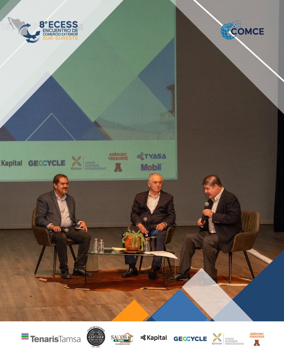 ecesscomce's tweet photo. Así se vivió el panel “Integración Sur-Sureste al T-MEC: Industria, Agroindustria y Cadenas de Valor”, un espacio para dialogar sobre las oportunidades que fortalecen la competitividad regional y la integración comercial.

#COMCE #TMEC #Industria #Agroindustria #ComercioExterior https://t.co/gIzPHORc8B