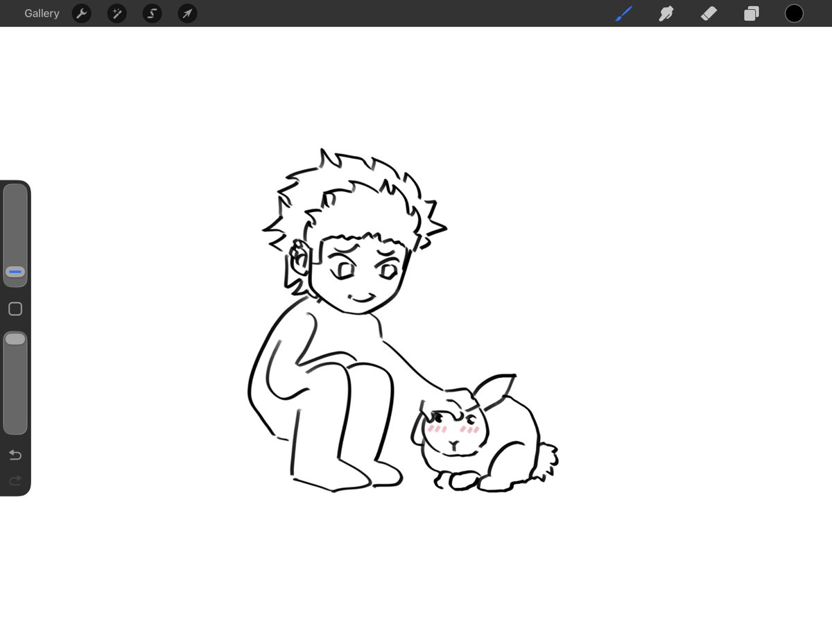 ChofuuDraws's tweet photo. he has a soft spot for cute and small animals 🥹
#OCㅤㅤ https://t.co/IqLsAeKvdJ