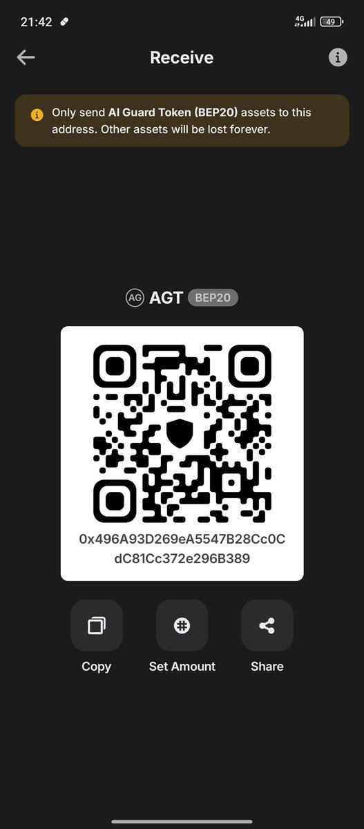 Penceng133's tweet photo. @agt_ai 0x496A93D269eA5547B28Cc0CdC81Cc372e296B389 https://t.co/2NIzV2RDWN