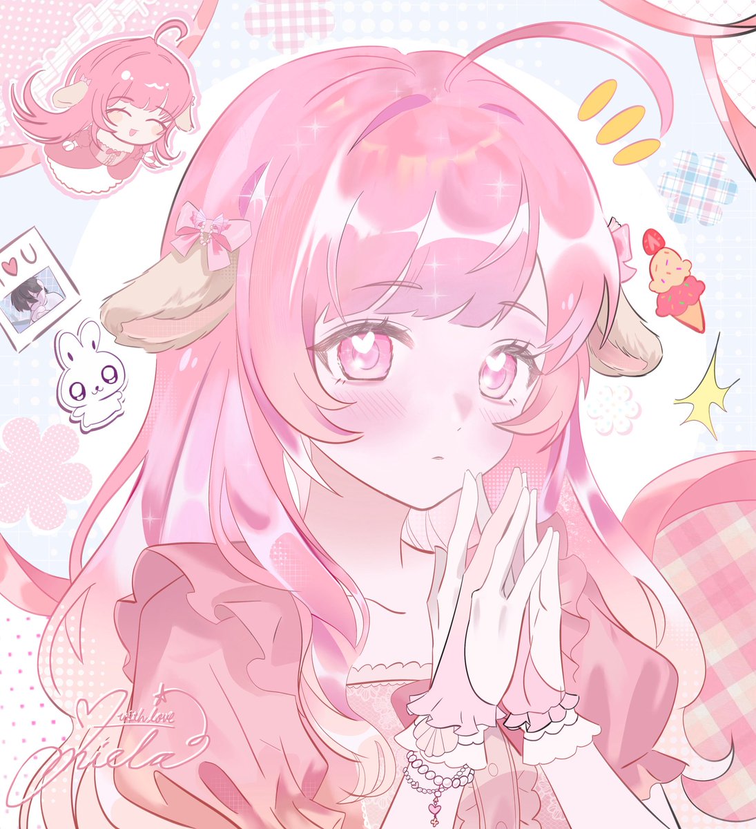 MIEEELAAAAAA's tweet photo. First VGen commission finished  
Commissions are open if you want one too! 💕

#artmoots #Vgen #VgenComm https://t.co/E4UQIC1jlc