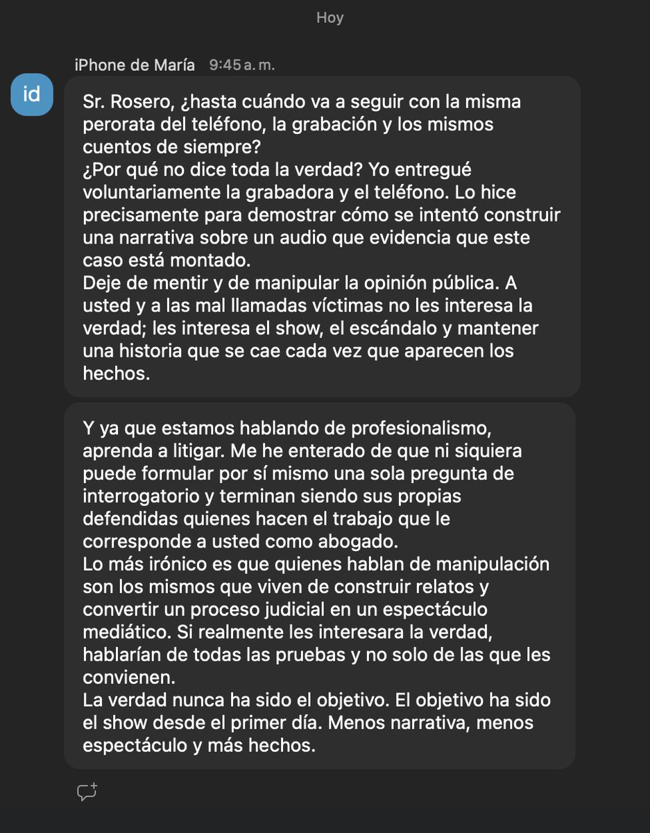 MiPanaPato's tweet photo. Sra, pareja, esposa o lo que sea de Serrano, puede poner lo que quiera; miedo no tememos, ni yo ni mucho menos las víctimas.

📌 A pesar de ser conocidos sus métodos, ni le tememos, ni le temeremos. ✍️

Pd. Mejor que le cuenten bien, que a sus abogados solo un par preguntas se les permitió plantear, a pesar de las cientos que intentaron, a ellos si reclame que no saben formular. 😉