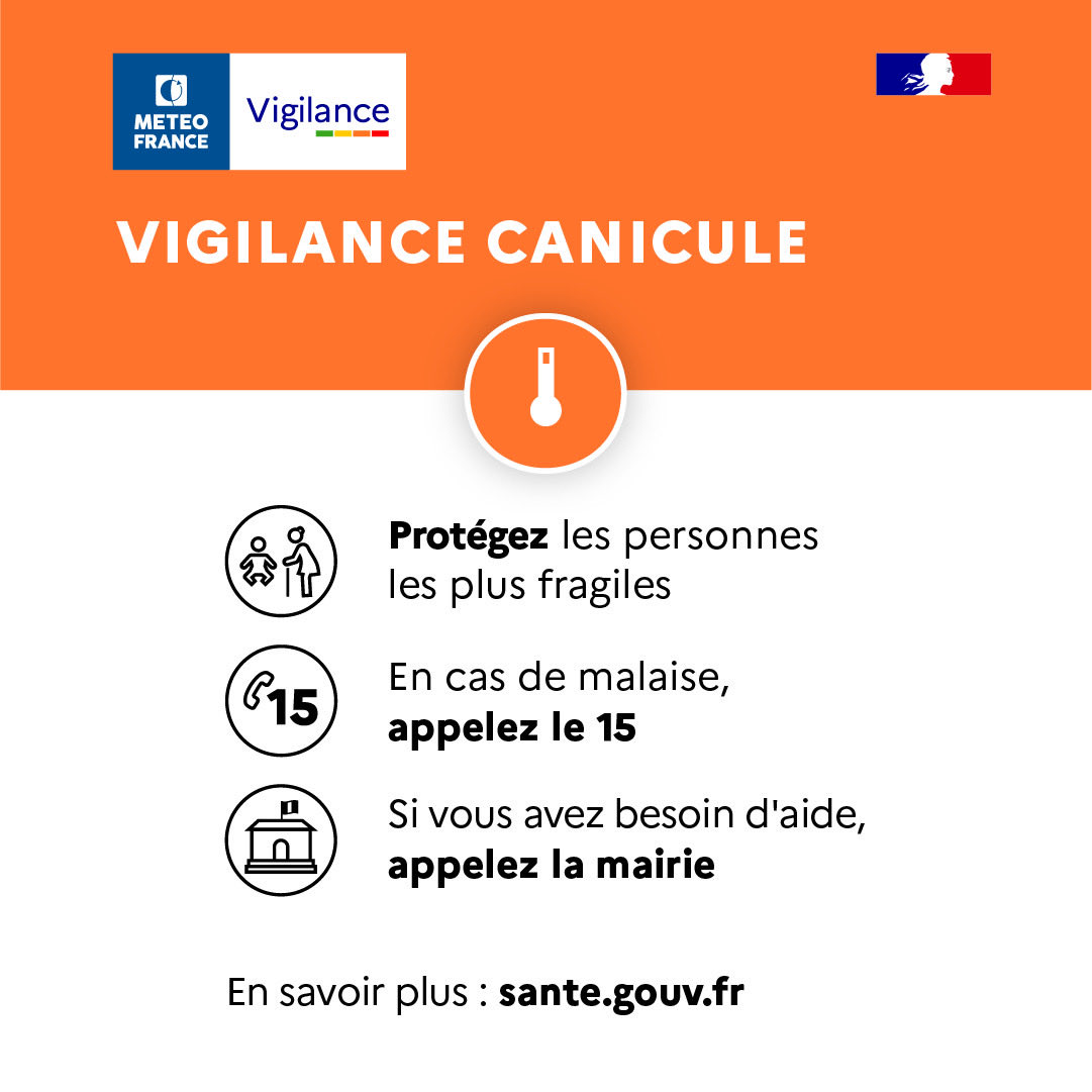 Conseils comportements canicule