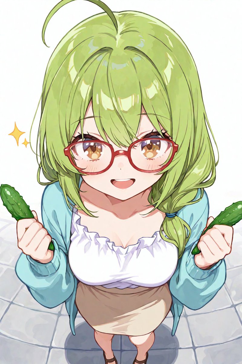 Azusa2dayo's tweet photo. おはようございます🥒#AIイラスト
夏の野菜といえばコレ⁉️ 
薄切りにしてワカメとカニカマ足して
生姜の効いた酢の物風にするのが好きですね😋 https://t.co/Np0aAvGLD6