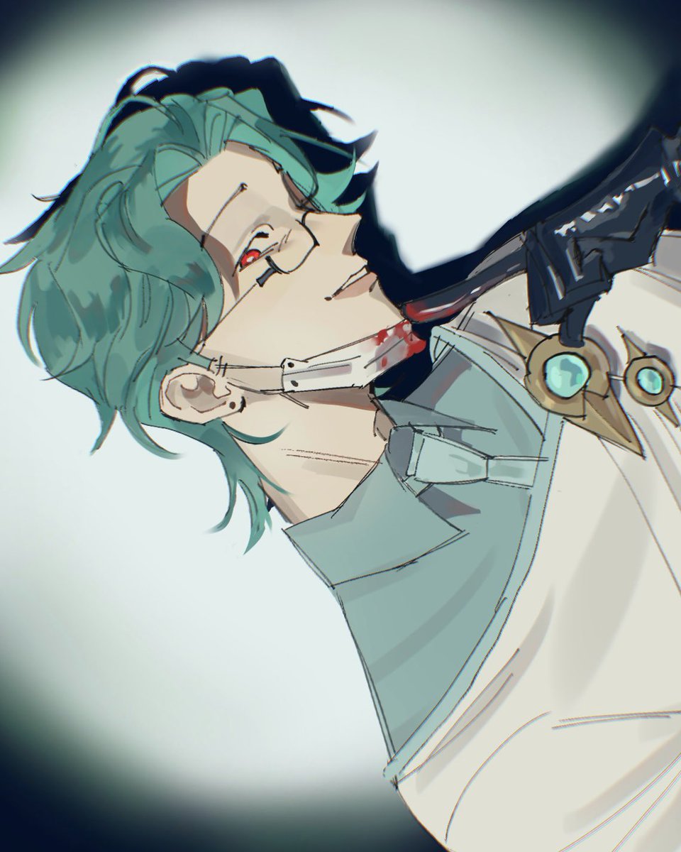 kelzees_'s tweet photo. the last thing you see before you get slimed #dottore #Genshinfanart https://t.co/8OAYTyyocm
