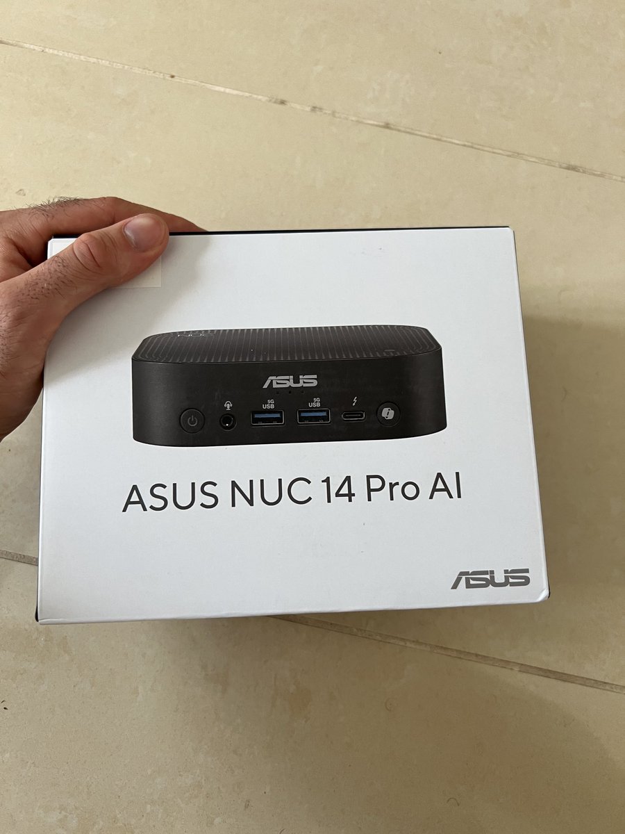 freyedev's tweet photo. This is my Mac mini alternative I decided to be my price for winning the VIENNA Start Hack @techbold case.

Thinking of a nice NixOS setup!

I love infrastructure as code, so why not for a whole AI workstation!

Big thanks again to techbold!!! https://t.co/Qo87goBxCM
