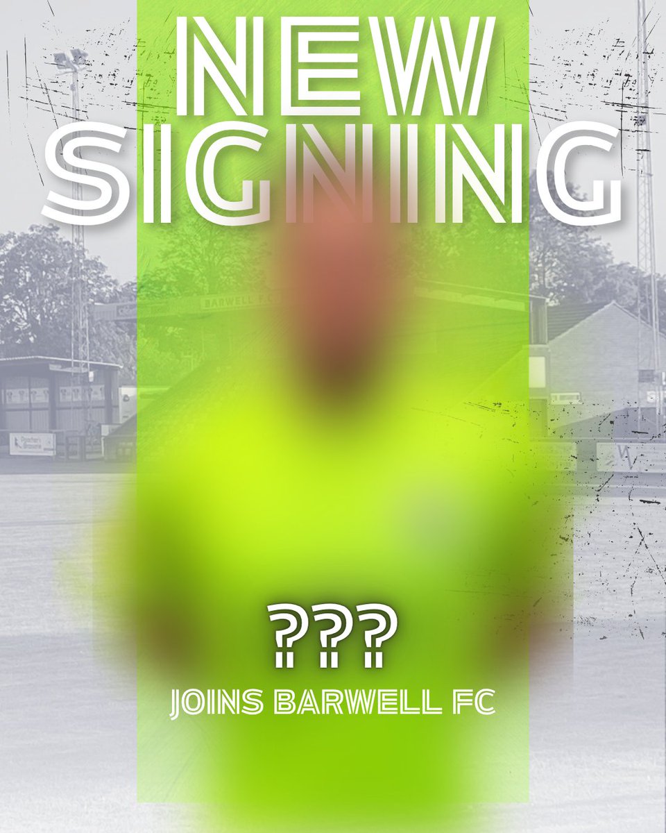 BarwellFC1992's tweet photo. We've been quiet over the summer but things are finally starting to take shape.

Tonight we announce another new signing, this guy has been here before too.

Also another player retention.

Barwell fans, who do we think are blurred out?

Leave your guesses below ⬇️ https://t.co/eIRbtP3oF0
