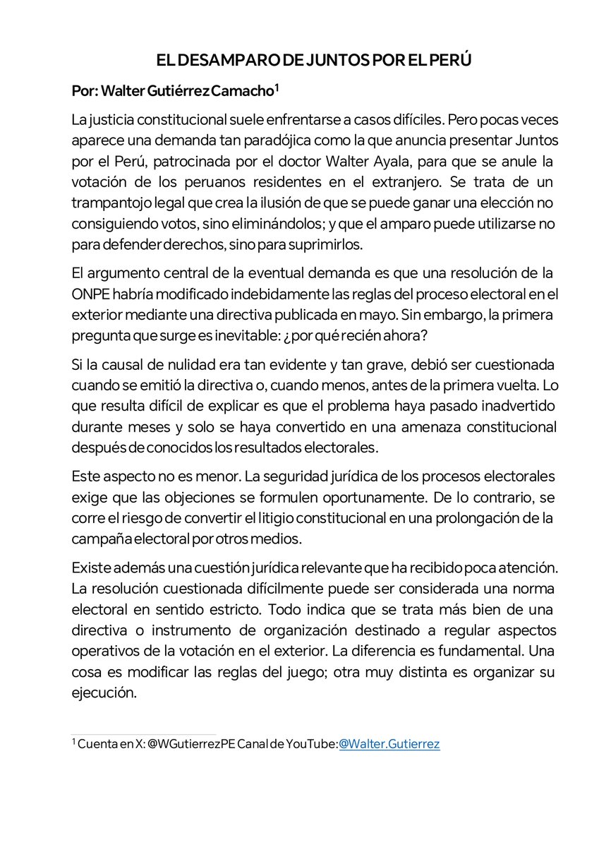 Walter Gutiérrez C. tweet media