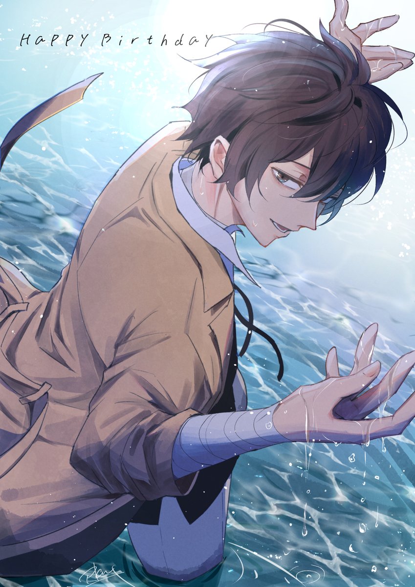 rokkyun1's tweet photo. 🌊✨

#包帯無駄遣い装置誕生祭2026
#6月19日は歴代最年少幹部の誕生日 https://t.co/wgjCnwDCEF