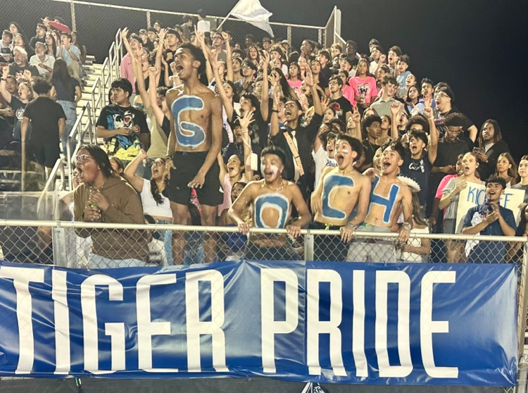MaryCarrollHigh's tweet photo. 🐅💙🧡 50 Reasons Why Tiger Pride Is Rising 💙🧡🐅

⭐ Reason #38: The Roar of the Crowd

You can hear it before you see it.

The student section. The chants. The energy. The noise.

When Tiger Nation shows up, everyone knows it. 🔥🐅

#CarrollTigers #TigersOnTheRise #TPND https://t.co/sXOhFgnjSo