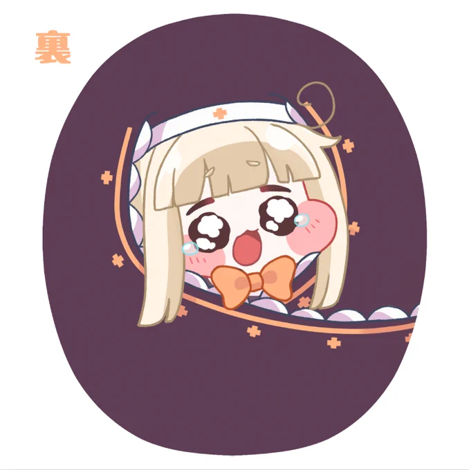 表 チョワヨ/裏 アーゥ になります。予約開始はまだですがショップをフォローしてもらえたらうれしい.です。 エルフィンのげんこつキーホルダーも予約再販するよ!