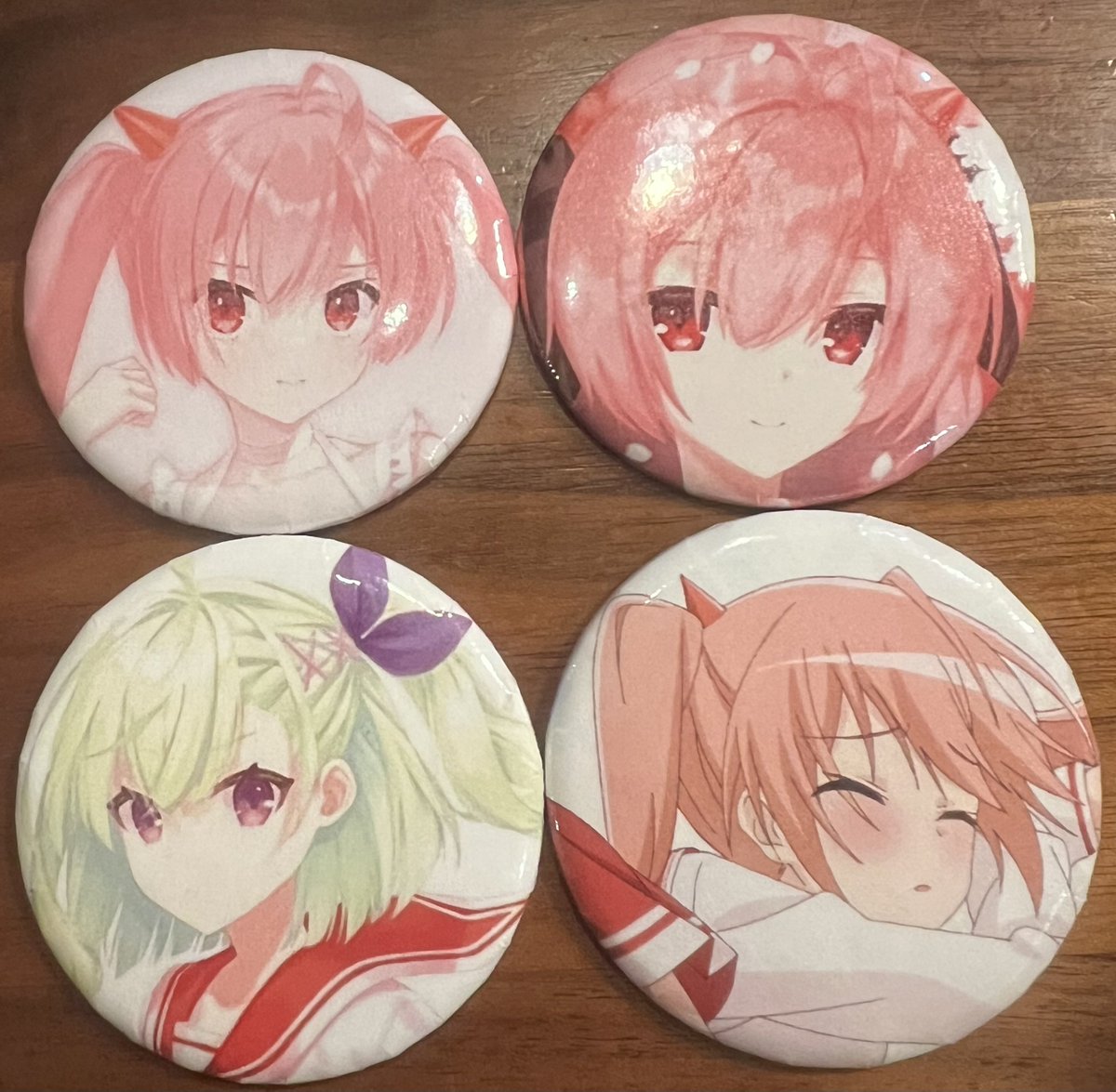 緋弾のアリア まとめ売り⑥ 約75ミリ缶バッジ 久しぶりにアリア缶バッジ作った #緋弾のアリア